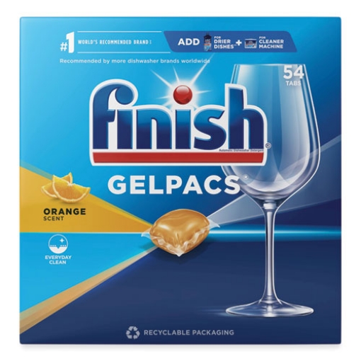 Picture of Dish Detergent Gelpacs, Orange Scent, 54/box
