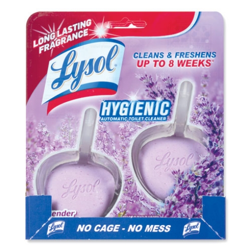 Picture of Hygienic Automatic Toilet Bowl Cleaner, Cotton Lilac, 2/pack