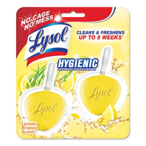 Picture of Hygienic Automatic Toilet Bowl Cleaner, Lemon Breeze, 2/pack