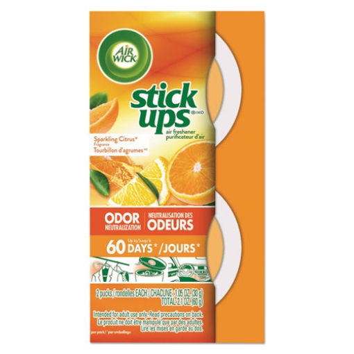 Picture of Stick Ups Air Freshener, 2.1 Oz, Sparkling Citrus, 12/carton