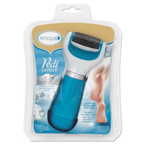 Picture of Pedi Perfect Electronic Foot File, Blue/white
