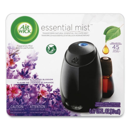 Picture of Essential Mist Starter Kit, Lavender And Almond Blossom, 0.67 Oz Bottle, 4/carton