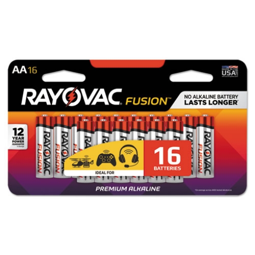 Picture of Fusion Advanced Alkaline Aa Batteries, 16/pack