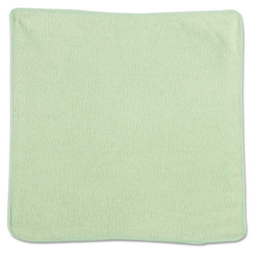 Picture of Microfiber Cleaning Cloths, 12 X 12, Green, 24/pack