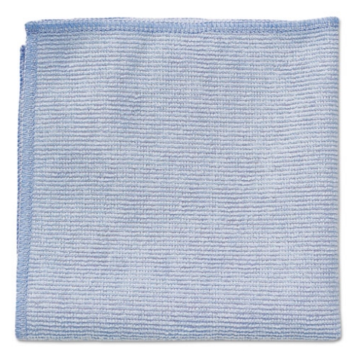 Picture of Microfiber Cleaning Cloths, 12 X 12, Blue, 24/pack