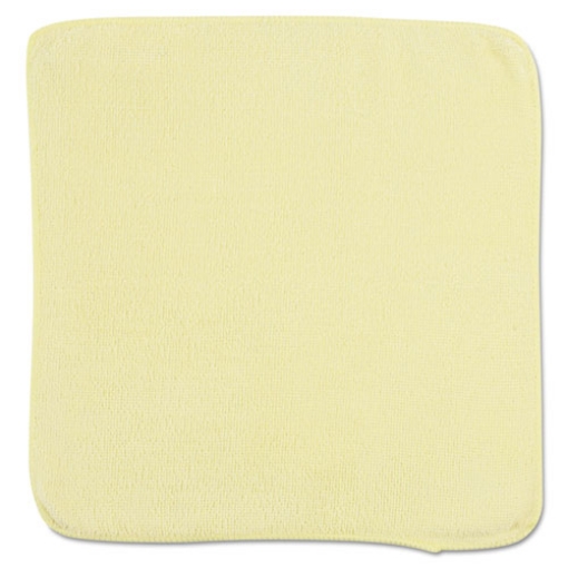 Picture of Microfiber Cleaning Cloths, 12 x 12, Yellow, 24/Pack