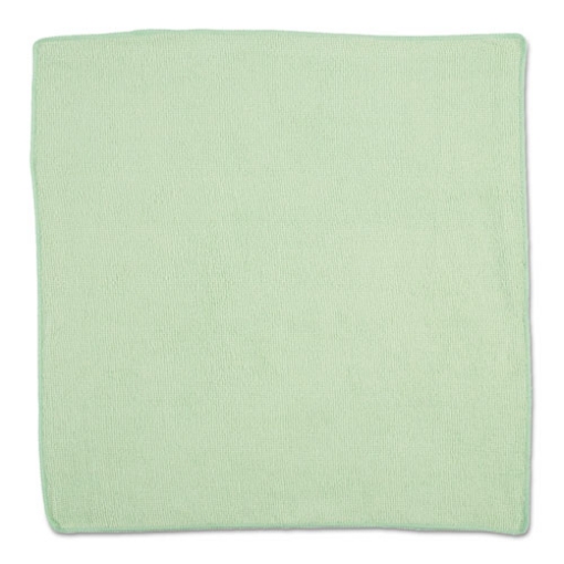 Picture of Microfiber Cleaning Cloths, 16 X 16, Green, 24/pack