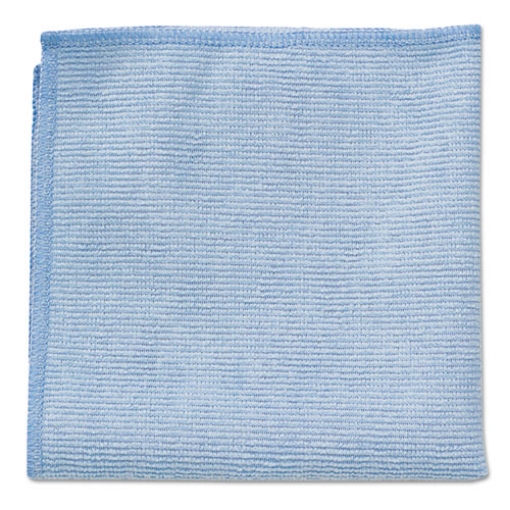 Picture of Microfiber Cleaning Cloths, 16 X 16, Blue, 24/pack