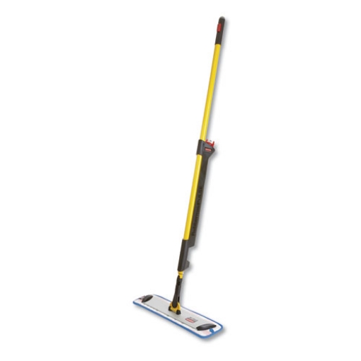 Picture of Pulse Microfiber Spray Mop System, 17" Wide Microfiber Head, 52" Yellow Plastic Handle