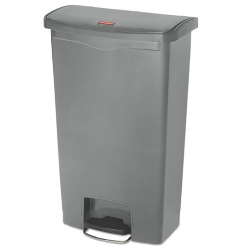 Picture of Streamline Resin Step-On Container, Front Step Style, 18 gal, Polyethylene, Gray