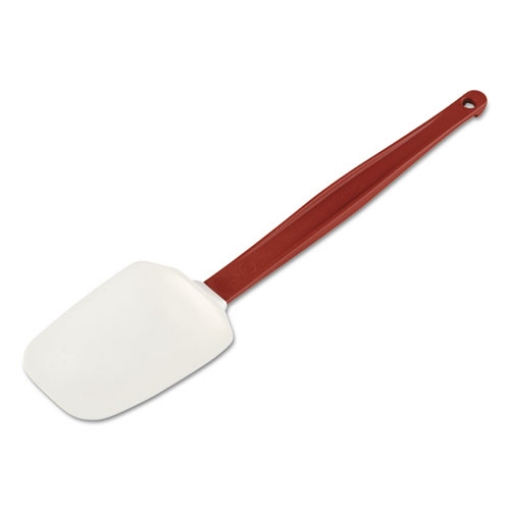 Picture of High Heat Scraper Spoon, White W/red Blade, 13 1/2"