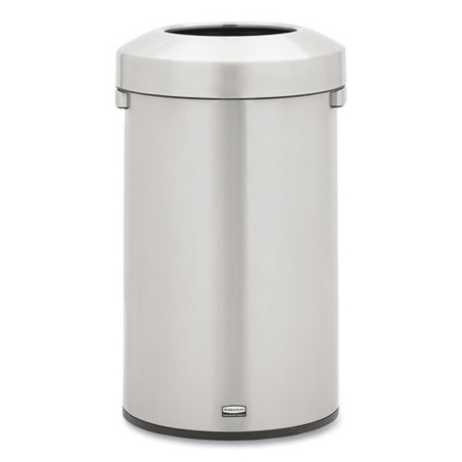 Picture of Refine Series Waste Receptacle, 23 gal, Plastic/Stainless Steel