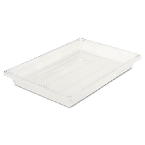 Picture of Food/Tote Boxes, 5 gal, 26 x 18 x 3.5, Clear, Plastic