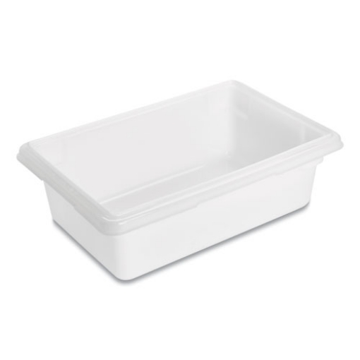 Picture of Food/Tote Boxes, 3.5 gal, 18 x 12 x 6, White, Plastic