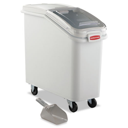 Picture of ProSave Mobile Ingredient Bin, 20.57 gal, 13.13 x 29.25 x 28, White, Plastic