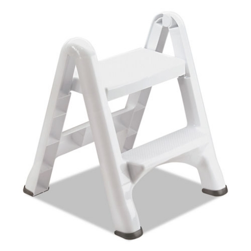 Picture of EZ Step 2-Step Folding Stool, 300 lb Capacity, 19.5 x 20.6 x 22.7, White, 3/Carton