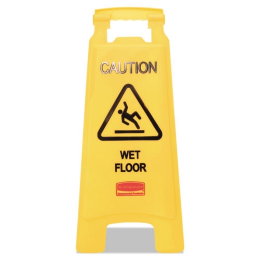 Picture of Caution Wet Floor Sign, 11 X 12 X 25, Bright Yellow, 6/carton