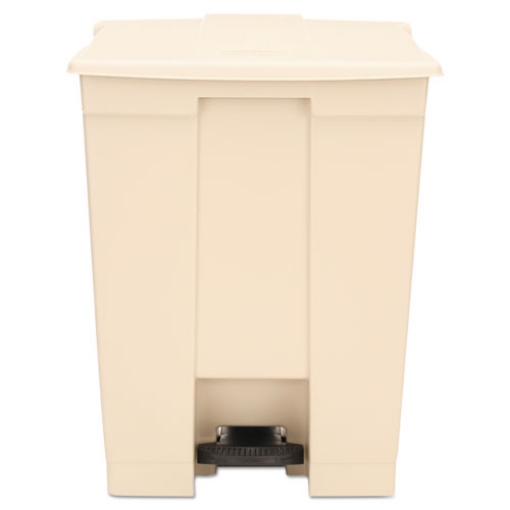 Picture of Legacy Step-On Receptacle, 18 gal, Polyethylene, Beige