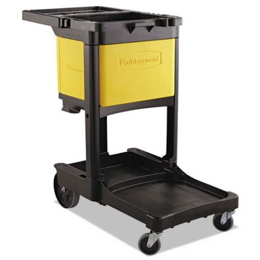 Picture of Locking Cabinet, For Rubbermaid Commercial Cleaning Carts, Yellow