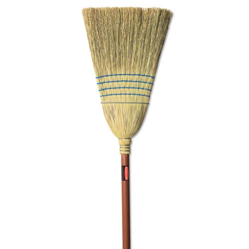 Picture of Corn-Fill Broom, Corn Fiber Bristles, 38" Overall Length, Blue