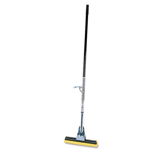 Picture of Steel Sponge Mop, 12" Wide Yellow Cellulose Sponge Head, Bronze Steel Handle