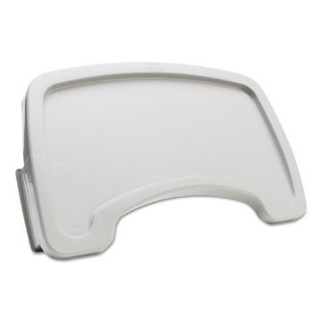 Picture of Sturdy Chair Microban Youth Seat Tray for Rubbermaid Commercial Youth Seats, 18.5 x 11.5 x 3.25, Plastic, Platinum
