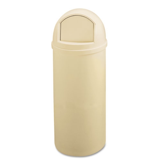 Picture of Marshal Classic Container, 25 gal, Plastic, Beige