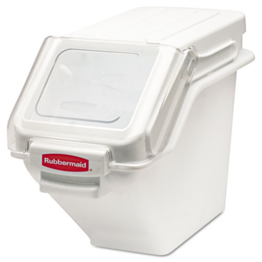 Picture of ProSave Shelf Ingredient Bins, 5.4 gal, 11.5 x 23.5 x 16.88, White, Plastic