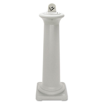 Picture of GROUNDSKEEPER TUSCAN RECEPTACLE, 22.05 GAL, 13 DIA X 38.38H, SANDSTONE