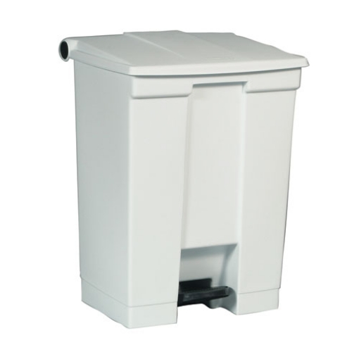 Picture of Legacy Step-On Receptacle, 18 gal, Plastic, White