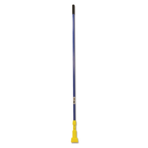 Picture of Gripper Fiberglass Mop Handle, 1" dia x 60", Blue/Yellow