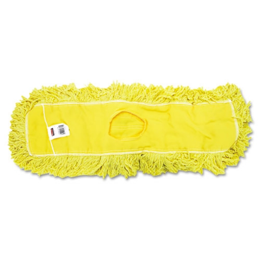 Picture of Trapper Commercial Dust Mop, Looped-End Launderable, 5" X 24", Yellow