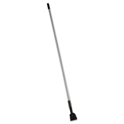 Picture of Snap-On Fiberglass Dust Mop Handle, 1" dia x 60", Gray/Black