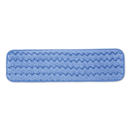 Picture of Microfiber Wet Room Pad, Split Nylon/polyester Blend, 18", Blue, 12/carton