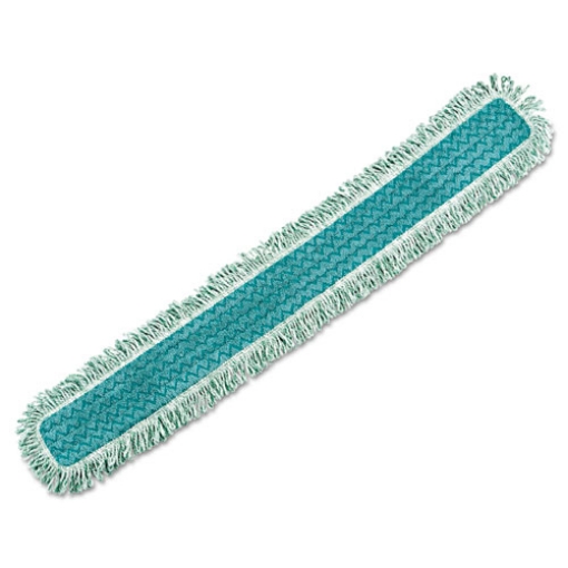 Picture of Hygen Dust Mop Heads With Fringe, Green, 48", Microfiber