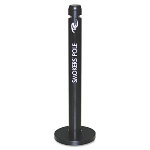 Picture of SMOKER'S POLE, ROUND, STEEL, 0.9 GAL, 4 DIA X 41H, BLACK