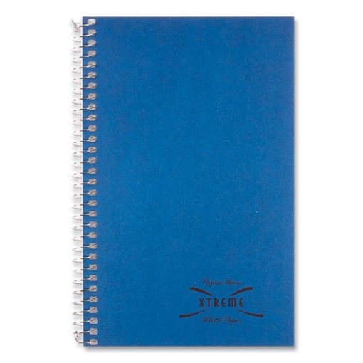 Picture of Three-Subject Wirebound Notebooks, Unpunched, Medium/College Rule, Blue Cover, (150) 9.5 x 6 Sheets