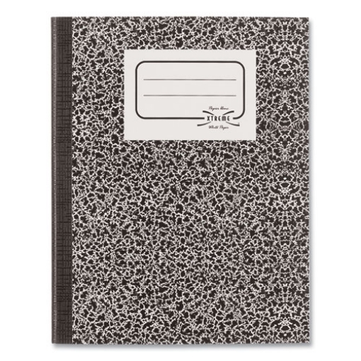 Picture of Composition Book, Wide/Legal Rule, Black Marble Cover, (80) 10 x 7.88 Sheets