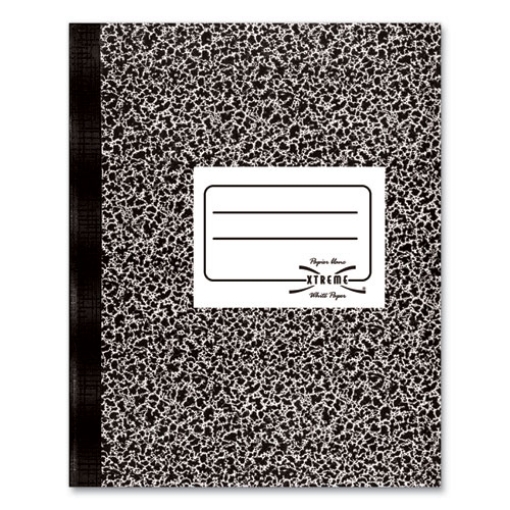 Picture of Composition Book, Medium/College Rule, Black Marble Cover, (80) 11 x 8.38 Sheets