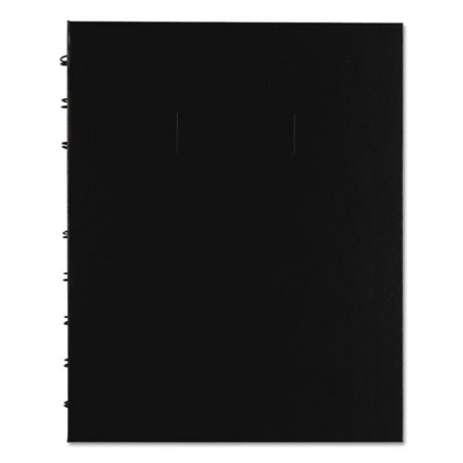 Picture of NotePro Quad Notebook, Data/Lab-Record Format with Narrow and Quadrille Rule Sections, Black Cover, (96) 9.25 x 7.25 Sheets