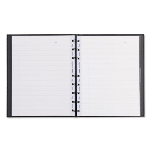 Picture of MiracleBind Notebook, 1-Subject, Medium/College Rule, Black Cover, (75) 9.25 x 7.25 Sheets