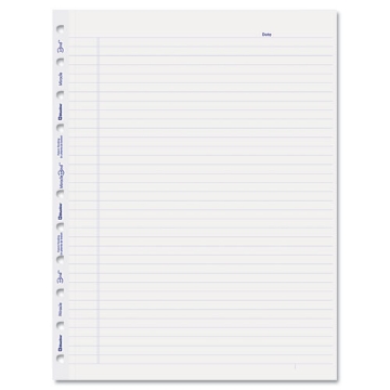 Picture of Miraclebind Ruled Paper Refill Sheets For All Miraclebind Notebooks And Planners, 11 X 9.06, White/blue Sheets, Undated