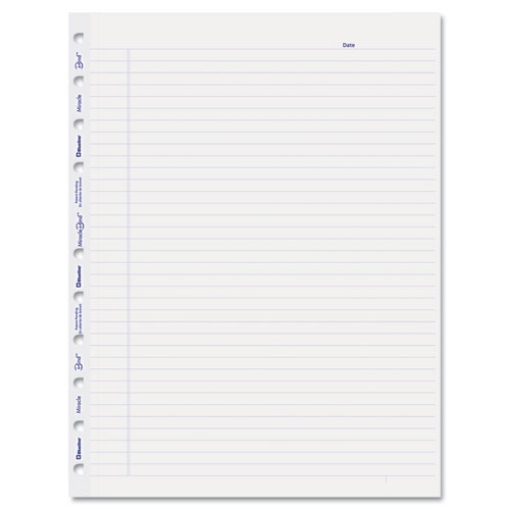 Picture of Miraclebind Ruled Paper Refill Sheets For All Miraclebind Notebooks And Planners, 11 X 9.06, White/blue Sheets, Undated