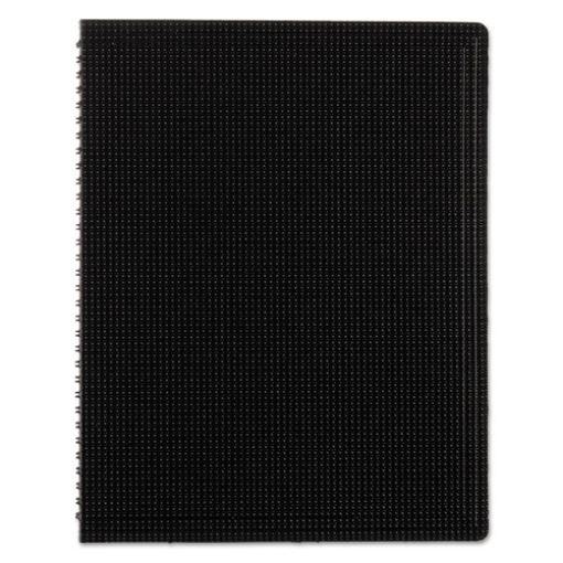 Picture of Duraflex Poly Notebook, 1-Subject, Medium/College Rule, Black Cover, (80) 11 x 8.5 Sheets