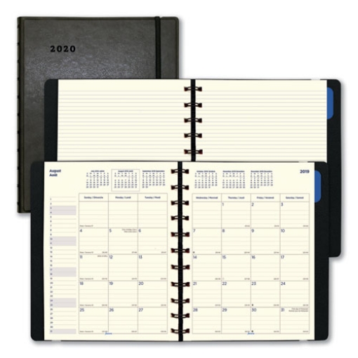 Picture of Soft Touch 17-Month Planner, 10.88 x 8.5, Black Cover, 17-Month (Aug to Dec): 2023 to 2024