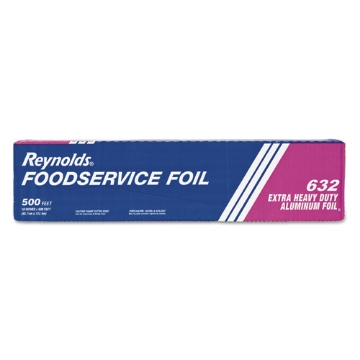 Picture of Extra Heavy-Duty Aluminum Foil Roll, 18" X 500 Ft, Silver