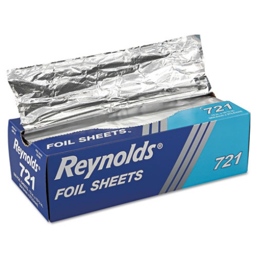 Picture of Interfolded Aluminum Foil Sheets, 12 X 10.75, Silver, 500/box, 6 Boxes/carton