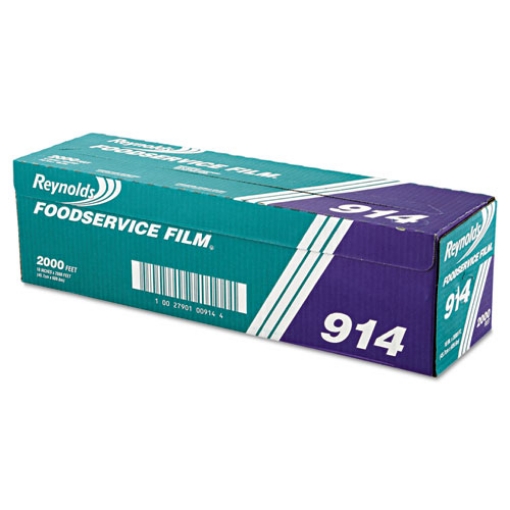 Picture of Pvc Film Roll With Cutter Box, 18" X 2,000 Ft, Clear