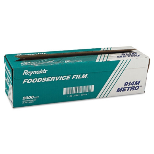 Picture of Metro Light-Duty Pvc Film Roll With Cutter Box, 18" X 2,000 Ft, Clear