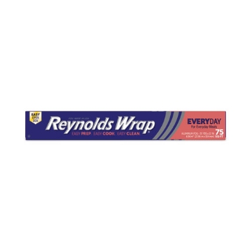 Picture of Standard Aluminum Foil Roll, 12" X 75 Ft, Silver, 35 Rolls/carton